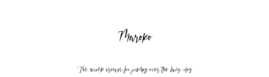 Maroko by Mariyana — Script Handwritten Font — thumbnail 1