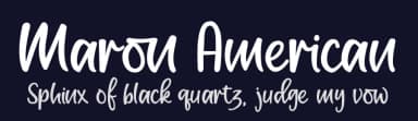 Maron American by Zeenesia Studio — Script Handwritten Font — thumbnail 2