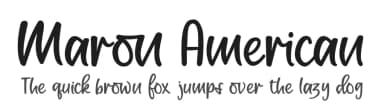 Maron American by Zeenesia Studio — Script Handwritten Font — thumbnail 1