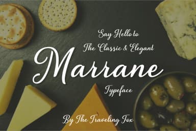 Marrane Font by The Traveling Fox — Script Handwritten Font — thumbnail 1