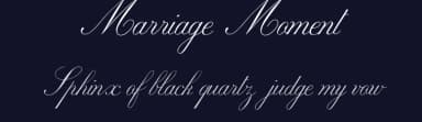 Marriage Moment by Billy Argel Fonts ® — Script Handwritten Font — thumbnail 2