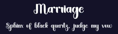 Marriage by FreshtypeINK — Script Handwritten Font — thumbnail 2