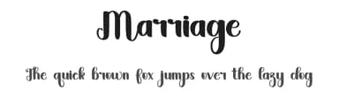 Marriage by FreshtypeINK — Script Handwritten Font — thumbnail 1