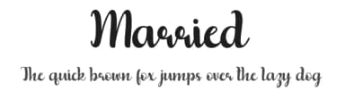 Married by Lontong Lodeh — Script Handwritten Font — thumbnail 1