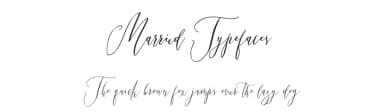 Married Typefaces by Joelmaker — Script Handwritten Font — thumbnail 1