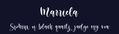 Marriela by Almarkhatype — Script Handwritten Font — thumbnail 2