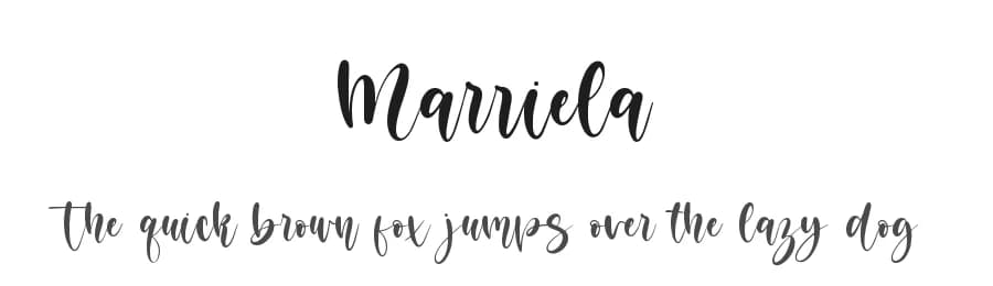 Marriela by Almarkhatype — Script Handwritten Font