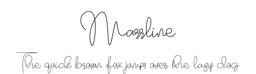 Marrline by Din Studio — Script Handwritten Font