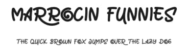 Marrocin Funnies by Kotak Kuning Studio — Script Handwritten Font — thumbnail 1
