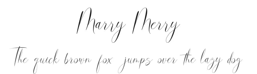 Marry Merry by Hadjar Creative — Script Handwritten Font