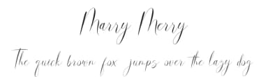Marry Merry by Hadjar Creative — Script Handwritten Font — thumbnail 1