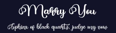 Marry You by Bearytype — Script Handwritten Font — thumbnail 2