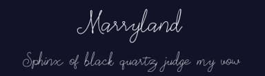 Marryland by UI Creative — Script Handwritten Font — thumbnail 2