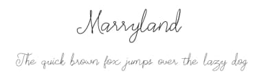 Marryland by UI Creative — Script Handwritten Font — thumbnail 1