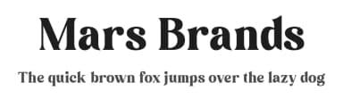 Mars Brands by Sign Studio — Serif Font — thumbnail 1