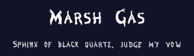Marsh Gas by No Images Fonts — Script Handwritten Font — thumbnail 2