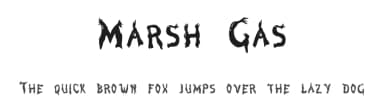 Marsh Gas by No Images Fonts — Script Handwritten Font — thumbnail 1
