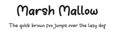 Marsh Mallow by twinletter — Script Handwritten Font — thumbnail 1