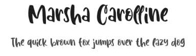 Marsha Carolline by Creakokun Studio — Script Handwritten Font — thumbnail 1