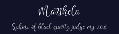 Marshela by Basni.std — Script Handwritten Font — thumbnail 2