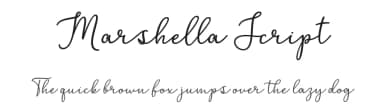 Marshella Script by Cut Story — Script Handwritten Font — thumbnail 1