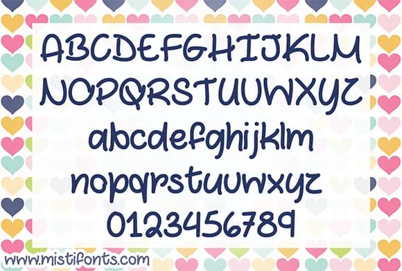 Marshmallows and Chocolate Font by Misti — Script Handwritten Font