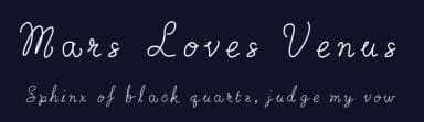 Mars Loves Venus by Joanne Abellar — Script Handwritten Font — thumbnail 2