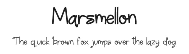 Marsmellon by Rhamdani Mardiansyah — Script Handwritten Font