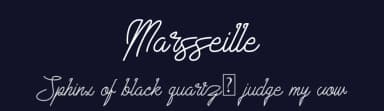 Marsseille by Marchtwentype — Script Handwritten Font — thumbnail 2