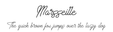 Marsseille by Marchtwentype — Script Handwritten Font — thumbnail 1