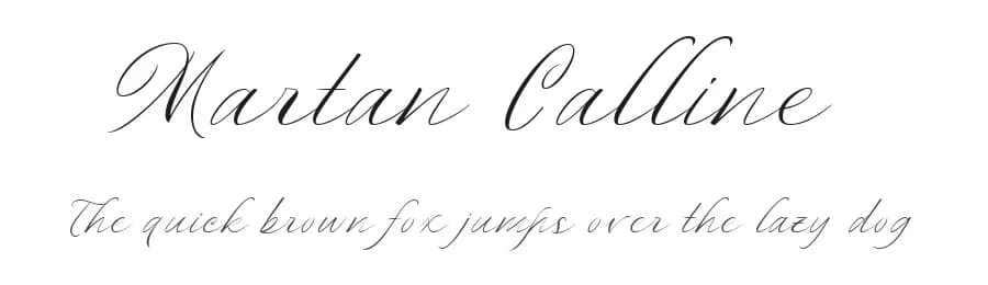 Martan Calline by Letterhend Studio — Script Handwritten Font