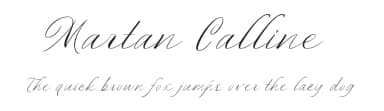 Martan Calline by Letterhend Studio — Script Handwritten Font — thumbnail 1