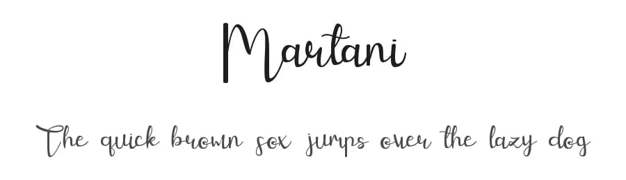 Martani by Hardiboy Design — Script Handwritten Font