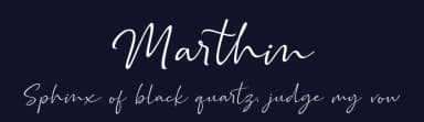 Marthin by Subectype & Orenari — Script Handwritten Font — thumbnail 2