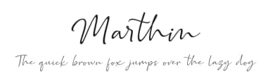 Marthin by Subectype & Orenari — Script Handwritten Font — thumbnail 1
