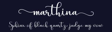 Marthina by Uloel Design — Script Handwritten Font — thumbnail 2