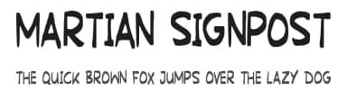 Martian Signpost by Hawtpixel — Script Handwritten Font — thumbnail 1