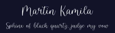 Martin Kamila by Balpirick Studio — Script Handwritten Font — thumbnail 2