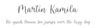 Martin Kamila by Balpirick Studio — Script Handwritten Font — thumbnail 1