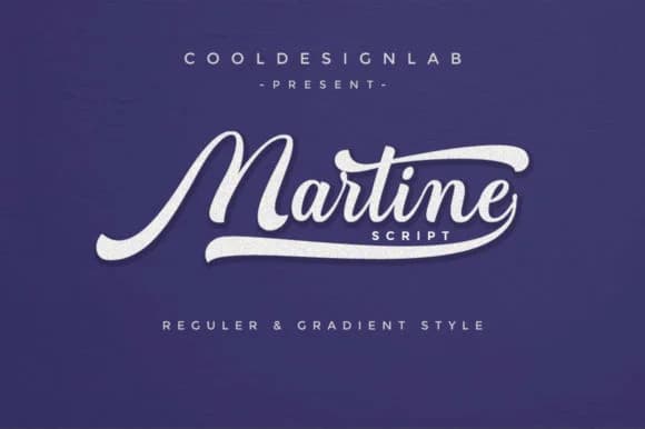Martine Script Font by Cooldesignlab — Script Handwritten Font