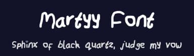 Martyy Font by Martynaa — Script Handwritten Font — thumbnail 2