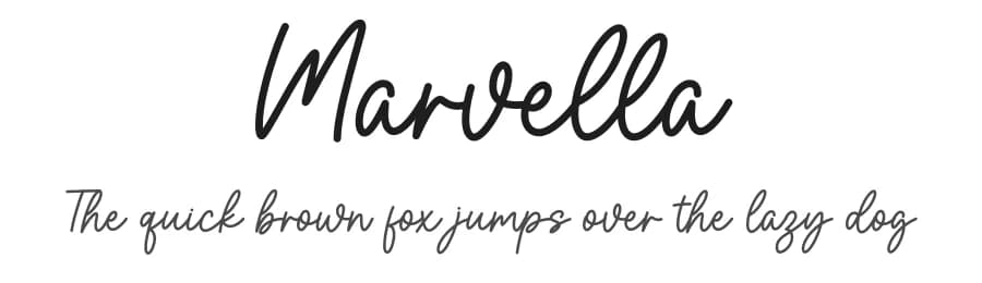 Marvella by Graphix Line Studio — Script Handwritten Font