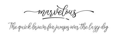 Marvelous by MJType — Script Handwritten Font — thumbnail 1