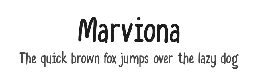 Marviona by Arterfak Project — Script Handwritten Font
