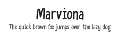 Marviona by Arterfak Project — Script Handwritten Font — thumbnail 1