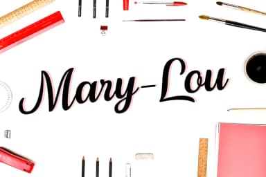 Mary by Silhouette America, Inc. — Script Handwritten Font — thumbnail 1