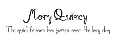 Mary Quincy by DM Letter Studio - Dimas Prasetyo — Script Handwritten Font — thumbnail 1