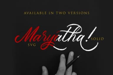 Maryatha Font by LostvolType — Script Handwritten Font — thumbnail 7