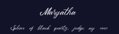 Maryatha by Ryan Prasetya — Script Handwritten Font — thumbnail 2