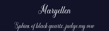 Maryellen by Amarlettering - Takiy — Script Handwritten Font — thumbnail 2